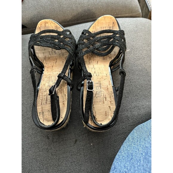 Vaneli Wedge Sandals Size 8 1/2 - Picture 1 of 7